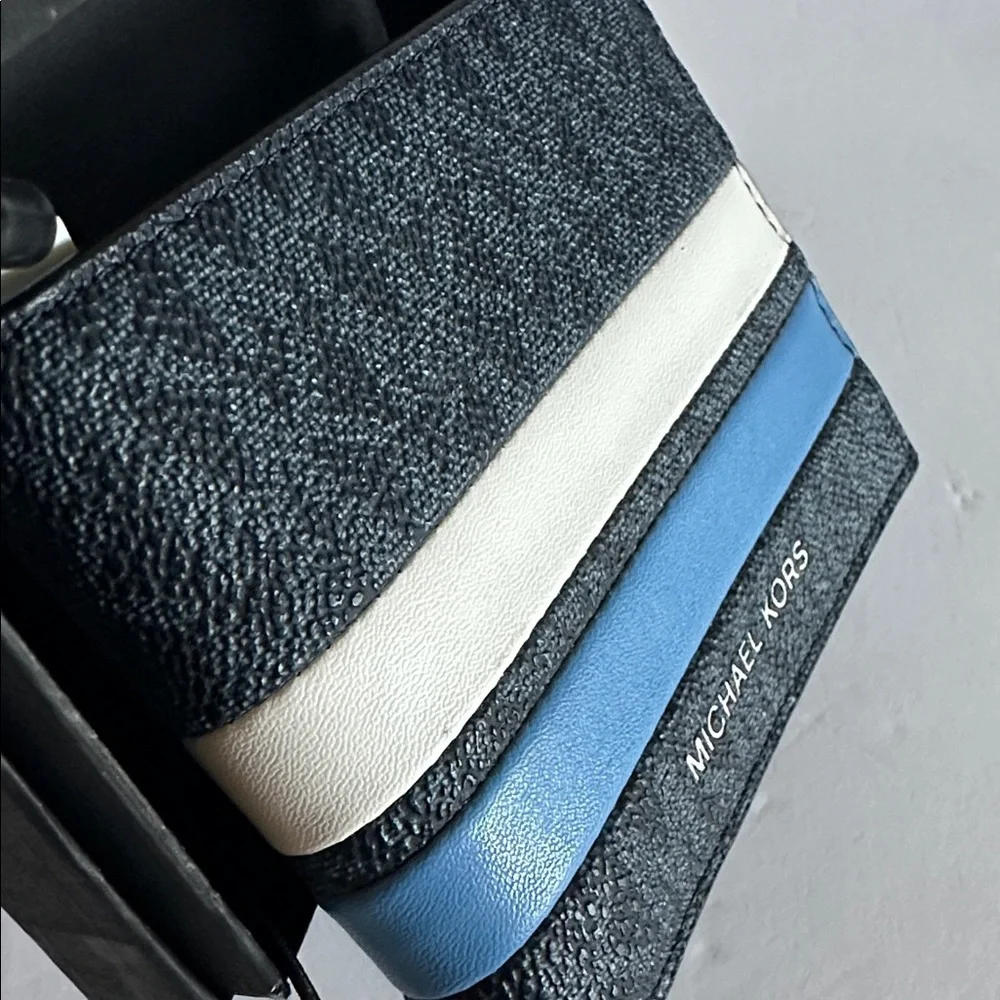 Michael Kors Black and Blue Wallet